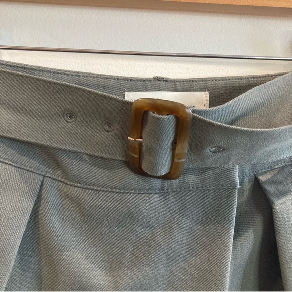 OAK + FORT Gray Pleated Trousers - Picture 2 of 11